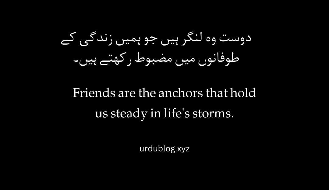 Friends are the anchors that hold us steady in life's storms.